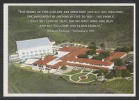 Postcard of Ronald Reagan Presidential Library in Simi Valley, California, United States of America, KOOPM 10818