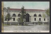 Postcard of Rollins College - Carnegie Library in Winter Park, Florida, United States of America, KOOPM 11323