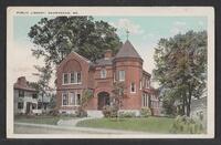 Postcard of Public Library in Skowhegan, Maine, United States of America, KOOPM 12835