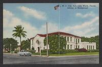 Postcard of Public Library in Lake Worth, Florida, United States of America, KOOPM 11252