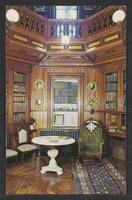 Postcard of Historic Tinker Swiss Cottage Library (interior) in Rockford, Illinois, United States of America, KOOPM 11709