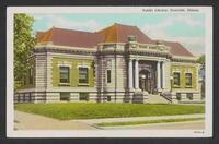 Postcard of Carnegie Public Library in Danville, Illinois, United States of America, KOOPM 11599