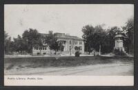 Postcard of McCleland Public Library in Pueblo, Colorado, United States of America, KOOPM 10883