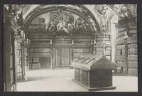 Postcard of Stift (Abbey) Library (interior) in Heiligenkreuz, Austria, KOOPM 00223