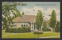 Postcard of Memorial Library in Ocean Park, Maine, United States of America, KOOPM 12734