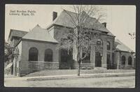 Postcard of Gail Bordon Public Library in Elgin, Illinois, United States of America, KOOPM 11621