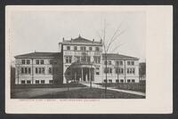Postcard of Northwestern University - Orrington Lunt Library in Evanston, Illinois, United States of America, KOOPM 11636