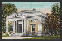 Postcard of Free Library in Stonington, Connecticut, United States of America, KOOPM 11144
