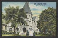 Postcard of Public Library in Oak Park, Illinois, United States of America, KOOPM 11684
