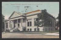 Postcard of Emeline Fairbanks Memorial Library in Terre Haute, Indiana, United States of America, KOOPM 12086