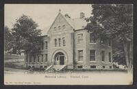 Postcard of Memorial Library in Winsted, Connecticut, United States of America, KOOPM 11193
