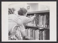 Postcard of Free Library (interior) in Newton, Massachusetts, United States of America, KOOPM 11392