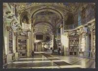 Postcard of Stift (Abbey) Library (interior) in Admont, Austria, KOOPM 00164