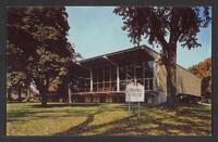 Postcard of Grinnell College - Burlington Library in Grinnell, Iowa, United States of America, KOOPM 12215