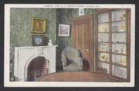 Postcard of General Grant Memorial Library (interior) in Galena, Illinois, United States of America, KOOPM 11650