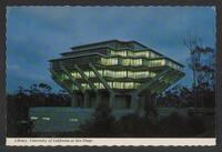 Postcard of University of California Library in San Diego, California, United States of America, KOOPM 10735