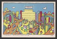 Promotional postcard of the Australian Library and Information Association, KOOPM 00134