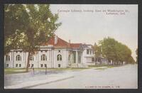 Postcard of Carnegie Library in Lebanon, Indiana, United States of America, KOOPM 11963