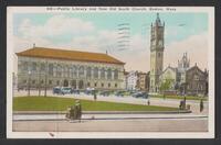 Postcard of Public Library in Boston, Massachusetts, United States of America, KOOPM 13095