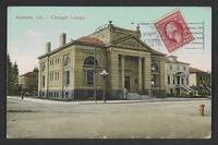 Postcard of Carnegie Library in Alameda, California, United States of America, KOOPM 10539