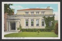Postcard of Simpson Memorial Library in Wallingford, Connecticut, United States of America, KOOPM 11167