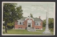 Postcard of Public Library in Tipton, Iowa, United States of America, KOOPM 12271