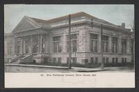 Postcard of Emeline Fairbanks Memorial Library in Terre Haute, Indiana, United States of America, KOOPM 12082