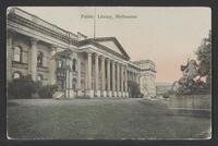 Postcard of Public Library in Melbourne, Australia, KOOPM 00104