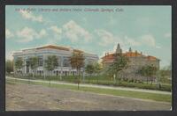 Postcard of Carnegie Public Library in Colorado Springs, Colorado, United States of America, KOOPM 10841