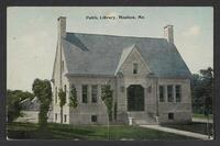 Postcard of Cary Public Library in Houlton, Maine, United States of America, KOOPM 12664