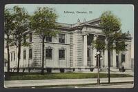 Postcard of Public Library in Decatur, Illinois, United States of America, KOOPM 11610