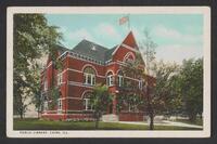 Postcard of Public Library in Cairo, Illinois, United States of America, KOOPM 11485