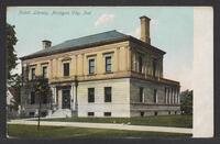 Postcard of Public Library in Michigan City, Indiana, United States of America, KOOPM 11992