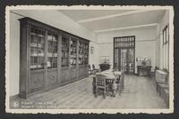 Postcard of Casa d'Italia, Sala di Lettura (interior) in Bruxelles, Belgium, KOOPM 00728