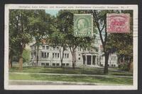 Postcard of Northwestern University - Orrington Lunt Library in Evanston, Illinois, United States of America, KOOPM 11638