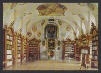 Postcard of Chorherrenstift - Library (interior) in Vorau, Austria, KOOPM 00341
