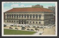 Postcard of Public Library in Boston, Massachusetts, United States of America, KOOPM 13086