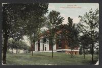Postcard of Bates College - Coram Library in Lewiston, Maine, United States of America, KOOPM 12694