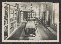 Postcard of Bibliothèque Coloniale Provinciale publique (interior) in Namur, Belgium, KOOPM 01029