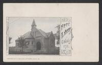 Postcard of Public Library in Calais, Maine, United States of America, KOOPM 12580