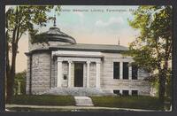 Postcard of Cutler Memorial Library in Farmington, Maine, United States of America, KOOPM 12638