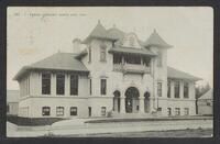 Postcard of Carnegie Public Library in Santa Ana, California, United States of America, KOOPM 10793