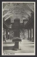 Postcard of Stift (Abbey) Library (interior) in Goettweig, Austria, KOOPM 00214