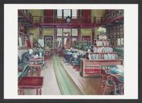 Postcard of Rotterdamsch Leeskabinet (interior) in Rotterdam, KOOPM 6689