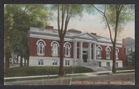 Postcard of Public Library in Bristol, Connecticut, United States of America, KOOPM 10917