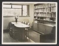 Postcard of Conferentieoord Lectorum Rosicrucianum - Library (interior) in Lage Vuursche, KOOPM 6514