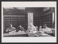 Postcard of Massachusetts Correctional Institution Law Library (interior) in Norfolk, Massachusetts, United States of America, KOOPM 11393