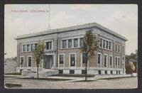 Postcard of Public Library in Cedar Rapids, Iowa, United States of America, KOOPM 12143