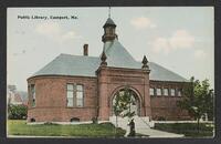 Postcard of Peavy Memorial Public Library in Eastport, Maine, United States of America, KOOPM 12614