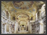 Postcard of Stift (Abbey) Library (interior) in Admont, Austria, KOOPM 00158